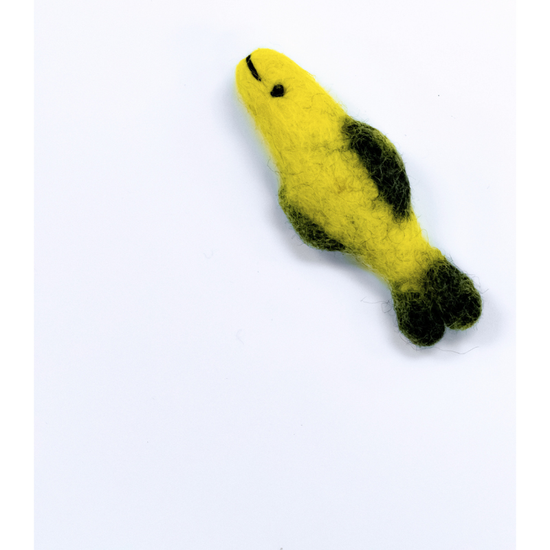 Mud Bay Felted Cat Toy, Fish, Small image number null