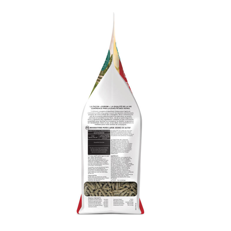Oxbow Essentials Young Rabbit Food, 5-lb image number null