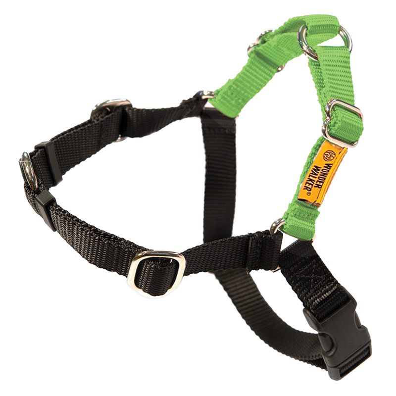 Dolan's Dog Doodads Wonder Walker Body Halter Dog Harness, Light Green image number null