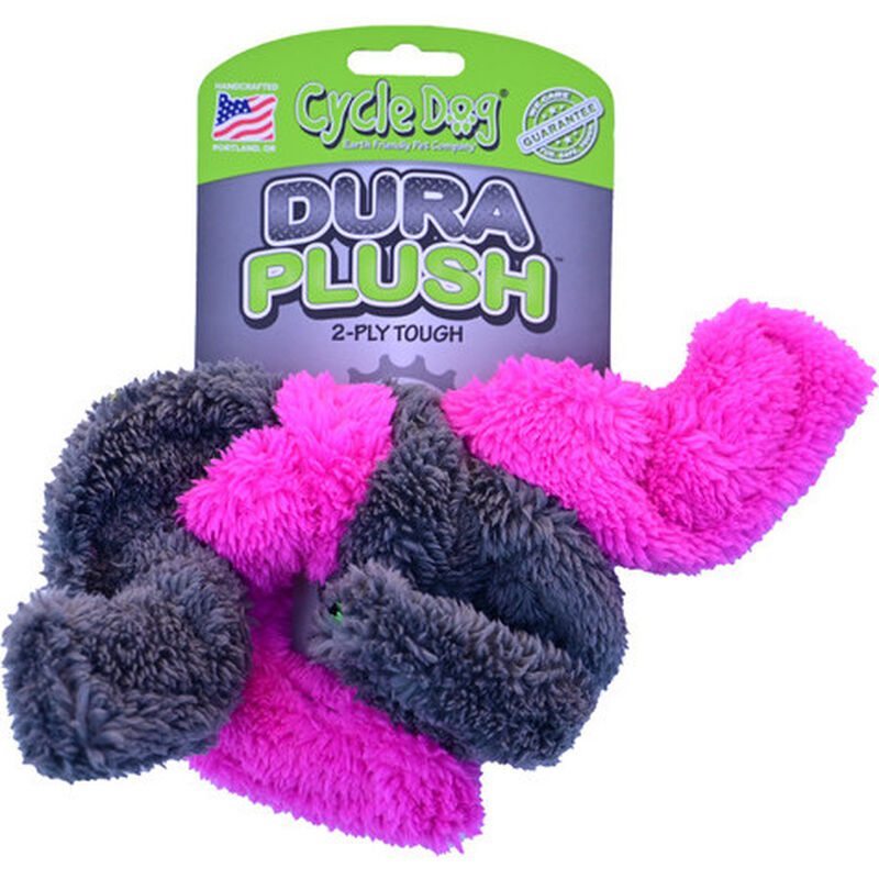 Cycle Dog Duraplush Springy Thing Dog Toy, Assorted Colors image number null