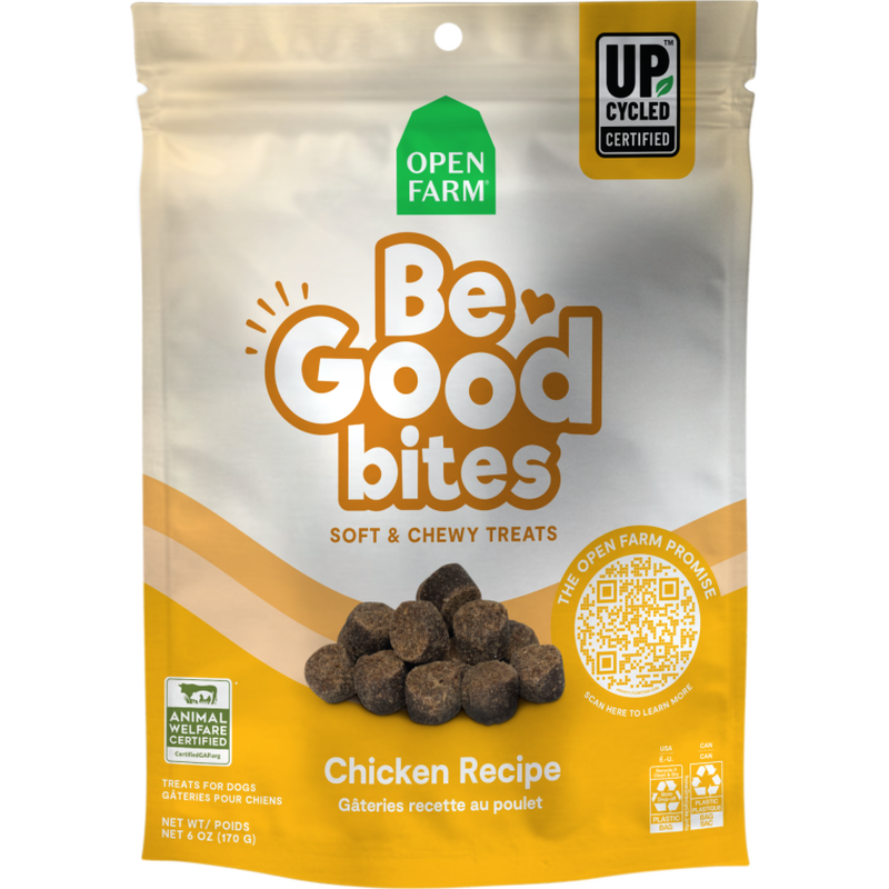 Open Farm Be Good Bites Dog Treats, Chicken, 6-oz image number null