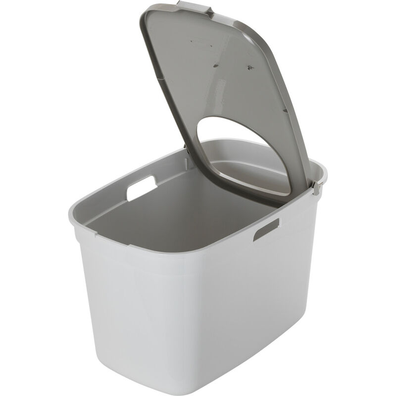 Moderna Top Cat Litter Box, Warm Grey image number null