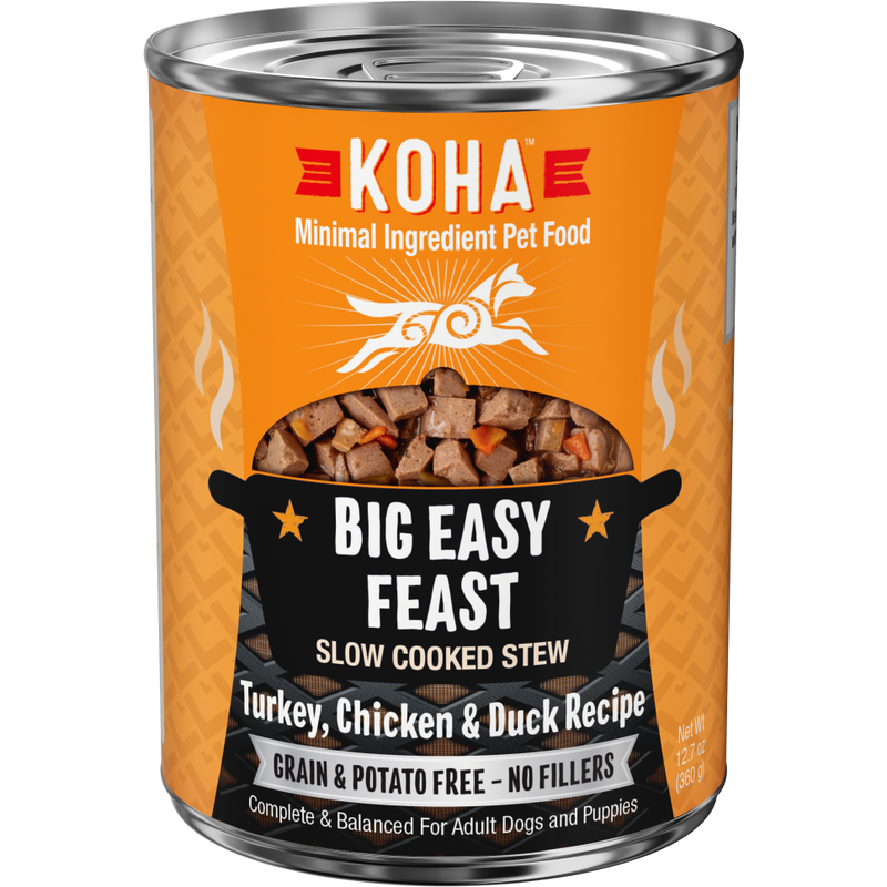 Koha Slow Cooked Stew Canned Dog Food, Big Easy Feast, 12.7-oz image number null