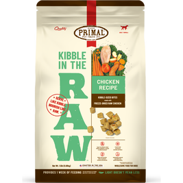 Primal Kibble in the Raw Freeze-Dried Dog Food, Chicken