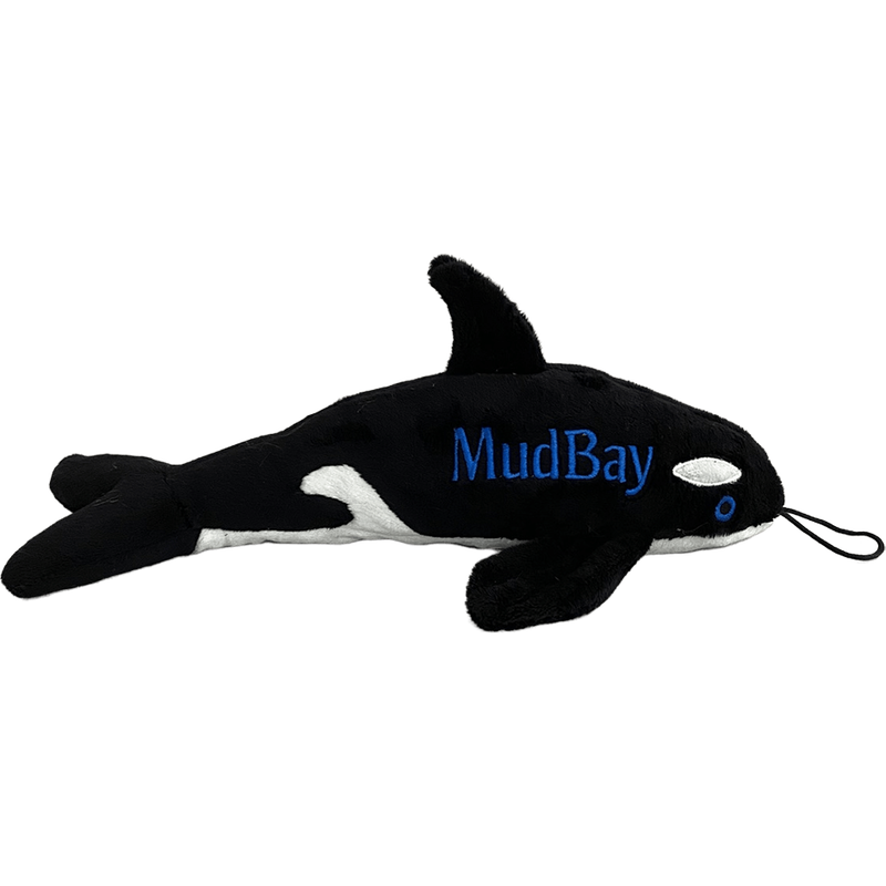 Mud Bay Plush Dog Toy, Baby Orca, Small image number null