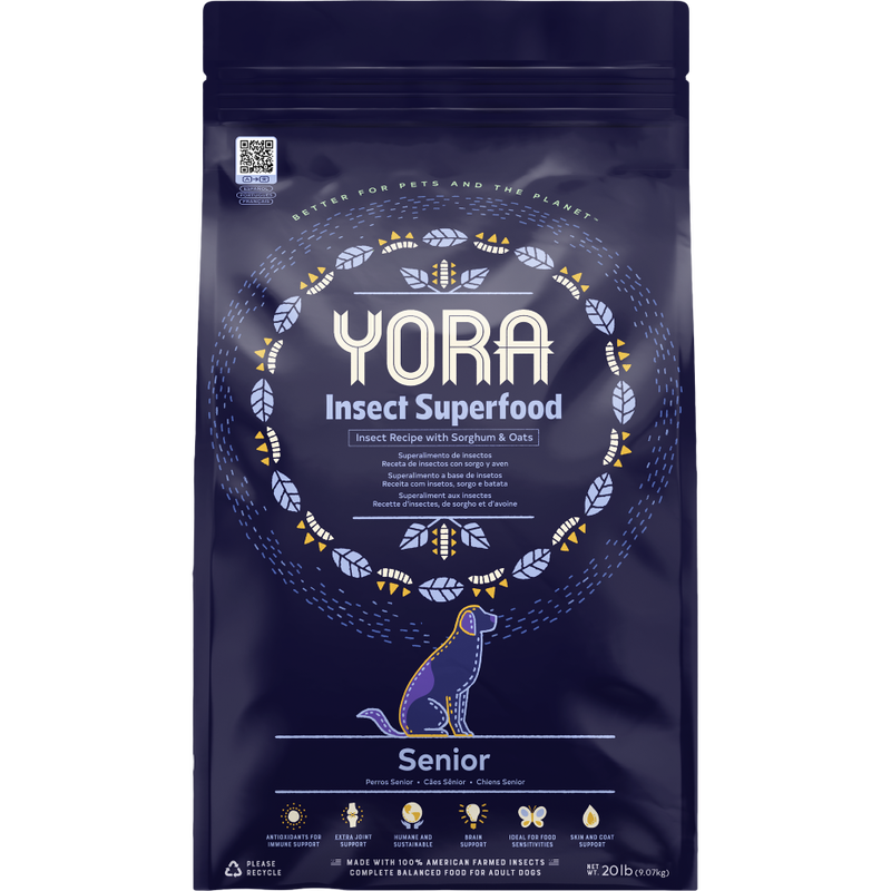 Yora Insect Superfood Dry Dog Food, Adult, Senior image number null