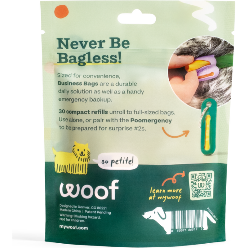 Woof Poomergency Refill, Business Bags, 30-count image number null