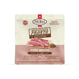 Primal Raw Freeze-Dried Dog Food, Pork