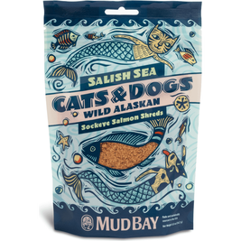 Mud Bay Salish Sea Cat Treats, Sockeye Salmon, Crumbles, 5-oz