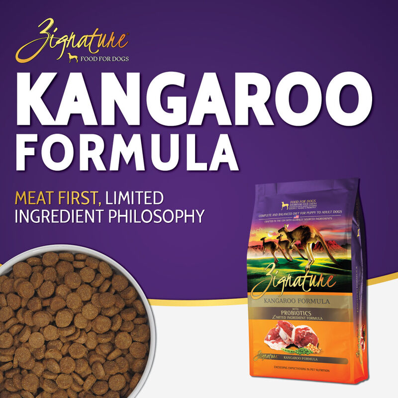 Zignature Limited Ingredient Dry Dog Food, Kangaroo image number null
