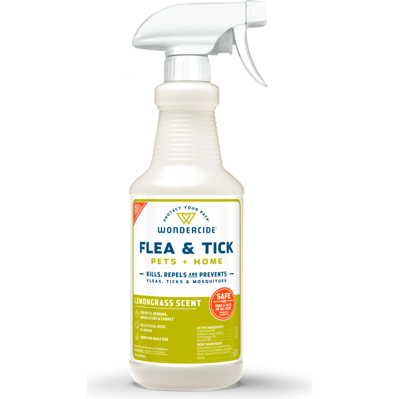 Wondercide Flea & Tick Spray for Pets & Home, Lemongrass, 16-oz image number null