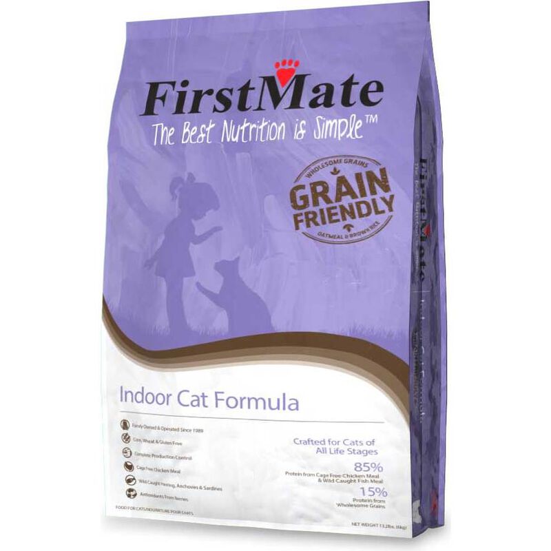 FirstMate Grain Friendly Dry Cat Food, Indoor image number null