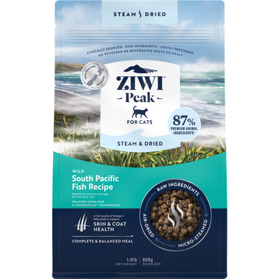 ZIWI Peak Steam & Dried Cat Food, South Pacific Fish