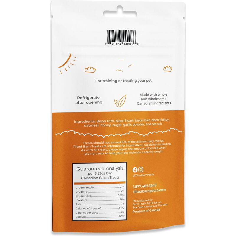 Tilted Barn Miniwags Dog Treats, Bison, 3.53-oz image number null