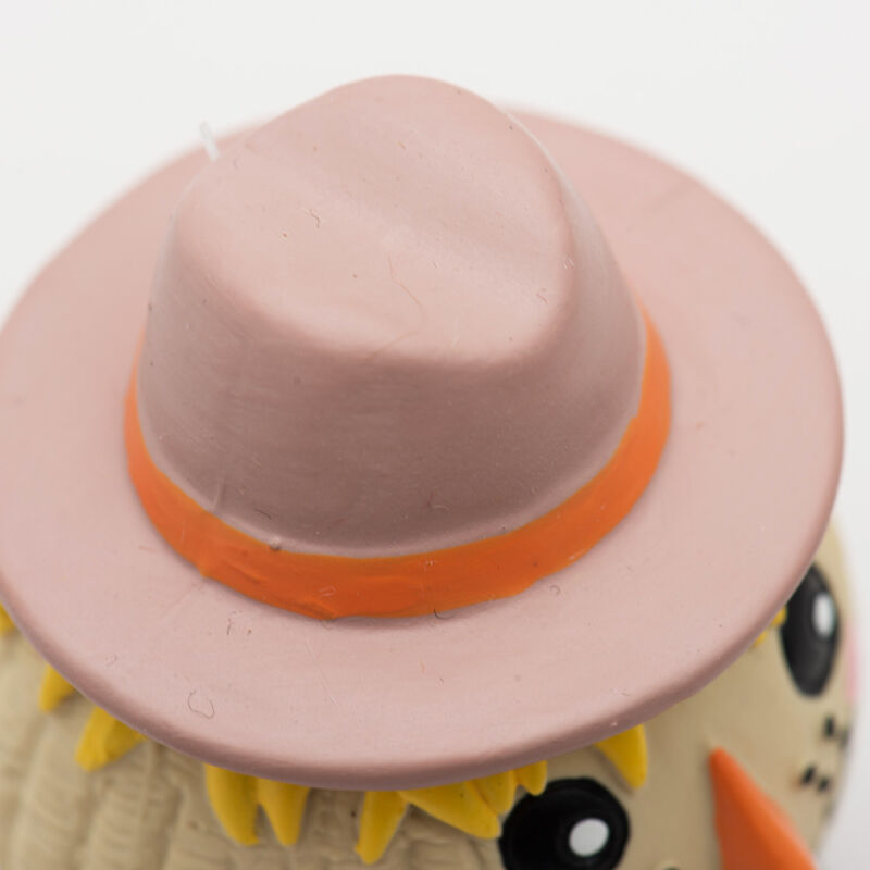 HuggleHounds Fall Ruff-Tex Ball Dog Toy, Tobias Scarecrow image number null