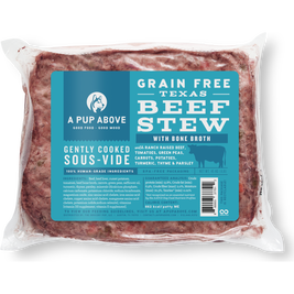A Pup Above Gently Cooked Frozen Dog Food, Texas Beef Stew