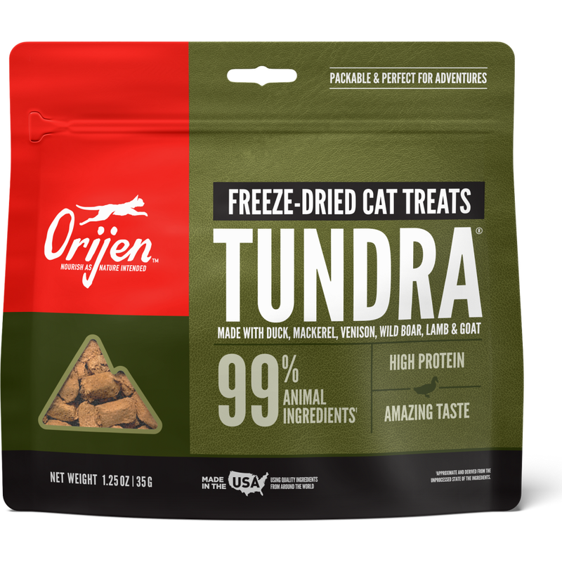 Orijen Freeze-Dried Cat Treats, Tundra, 1.25-oz image number null
