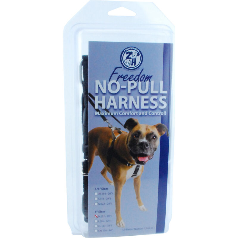2 Hounds Design Freedom No-Pull Dog Harness, Black image number null