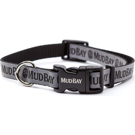 Mud Bay Reflective Dog Collar, Black