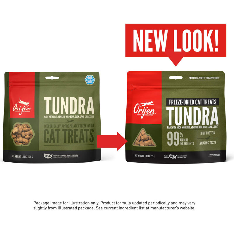 Orijen Freeze-Dried Cat Treats, Tundra, 1.25-oz image number null