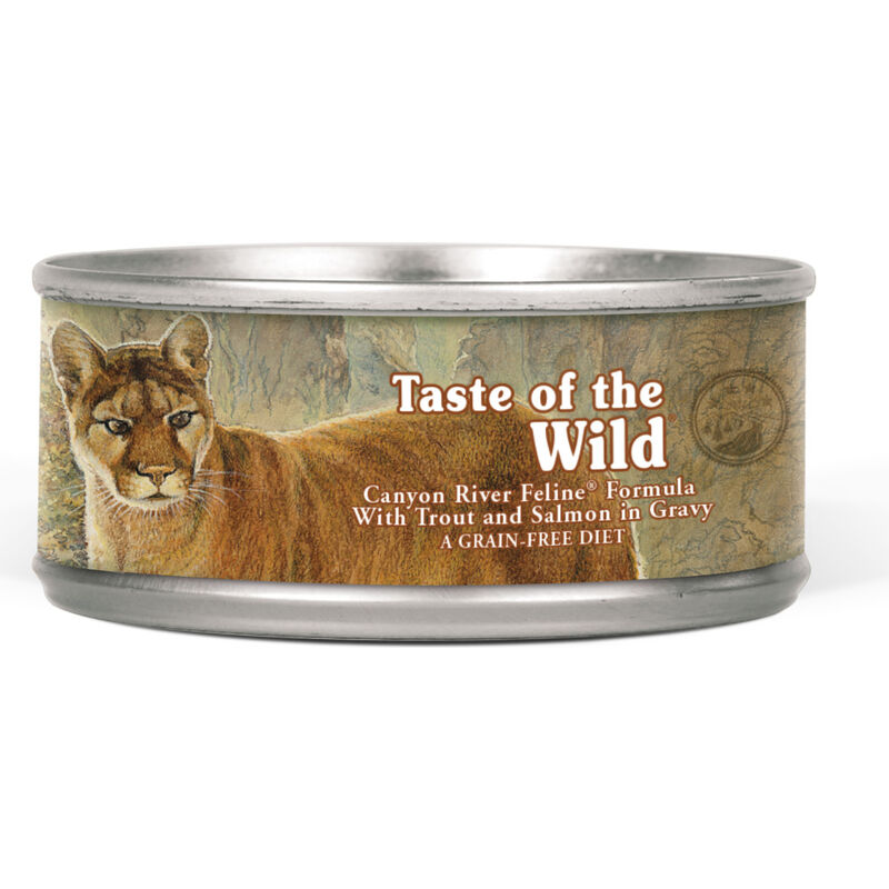Taste of the Wild Grain-Free Canned Cat Food, Canyon River image number null