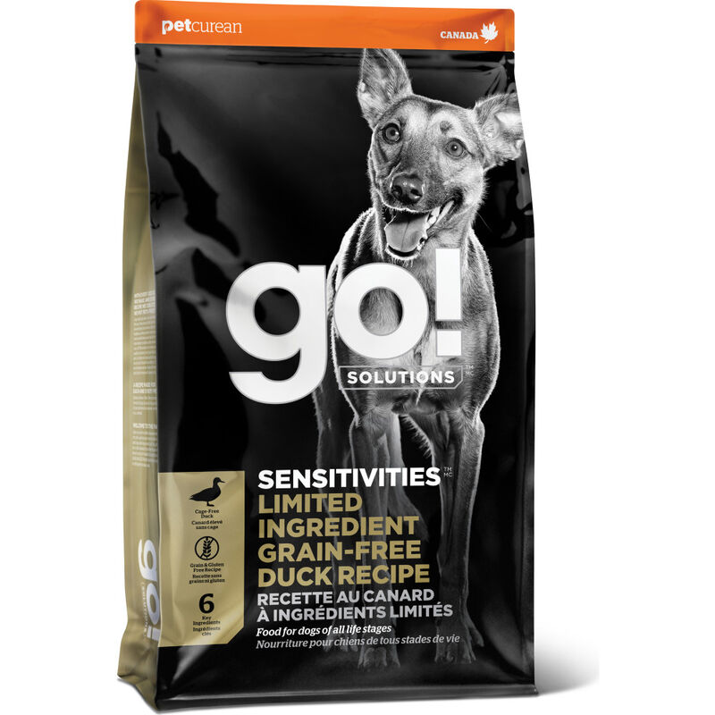 Go! Solutions Sensitivities Limited Ingredient Dry Dog Food, Duck image number null