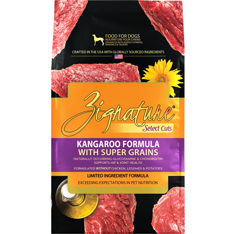 Zignature Select Cuts Dry Dog Food, Kangaroo image number null
