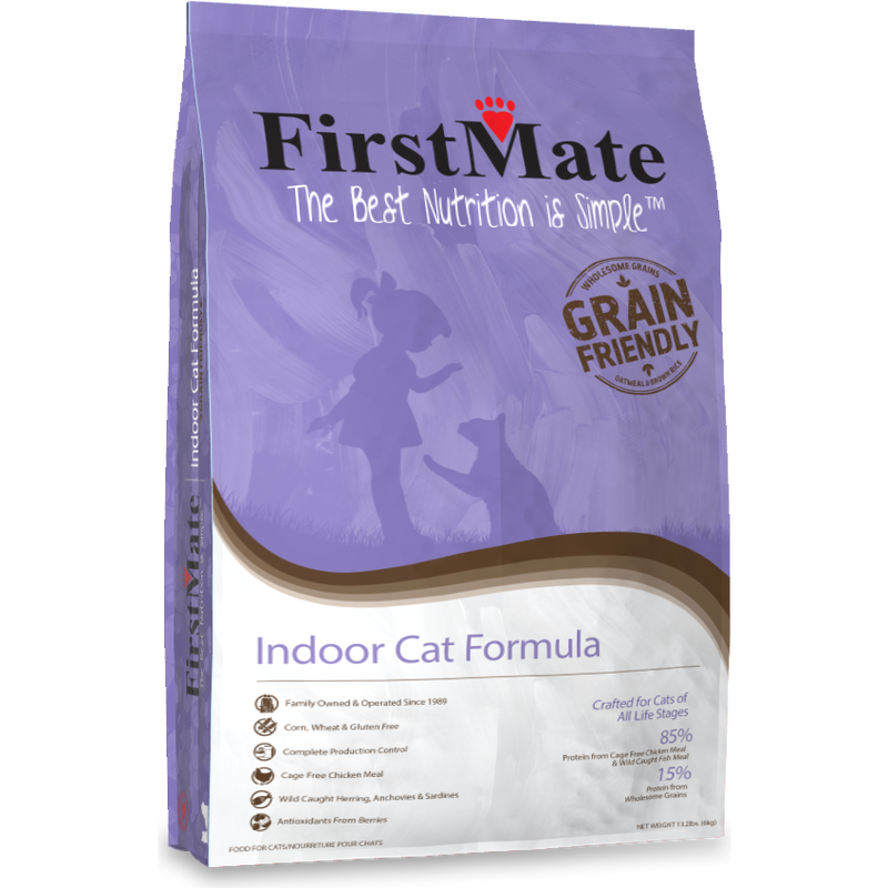 FirstMate Grain Friendly Dry Cat Food, Indoor image number null