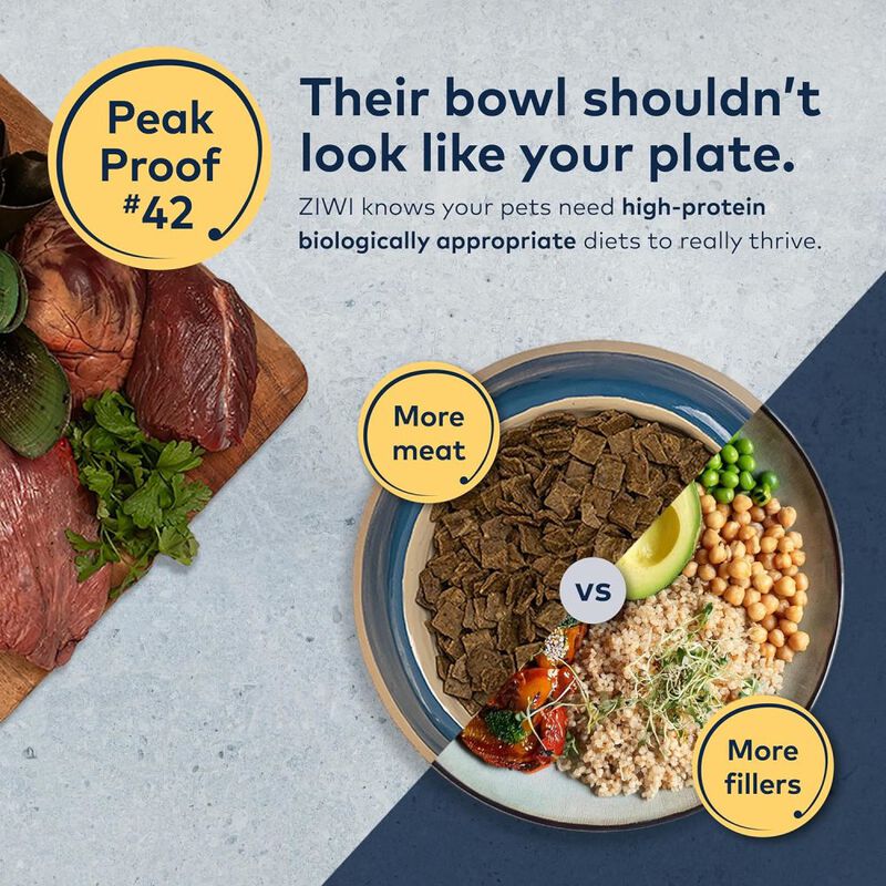 ZIWI Peak Original Series Air-Dried Dog Food, Beef image number null