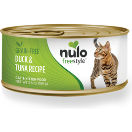 Nulo Freestyle Grain-Free Canned Cat Food, Pate, Duck & Tuna