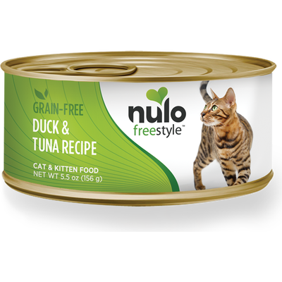 Nulo Freestyle Grain-Free Canned Cat Food, Pate, Duck & Tuna