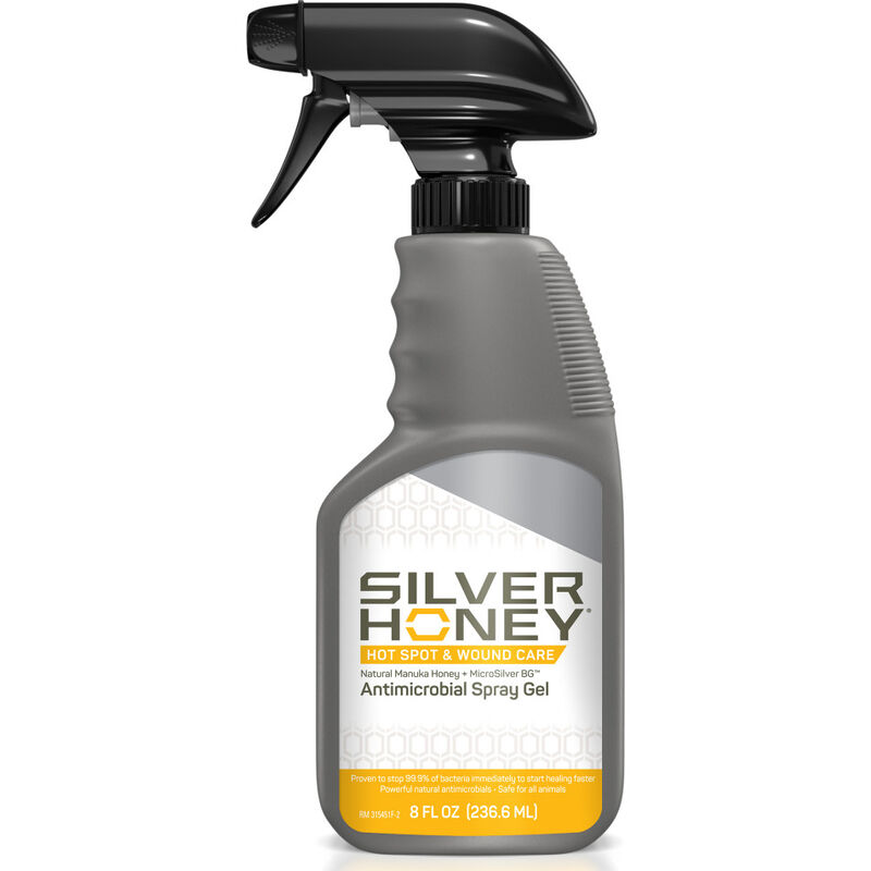 Silver Honey Rapid Wound Repair for Pets, Spray Gel, 8-oz image number null
