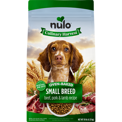 Nulo Culinary Harvest Baked Dry Dog Food, Small Breed, Beef & Lamb