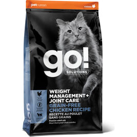 Go! Solutions Weight Management + Joint Care Grain-Free Dry Cat Food, Chicken