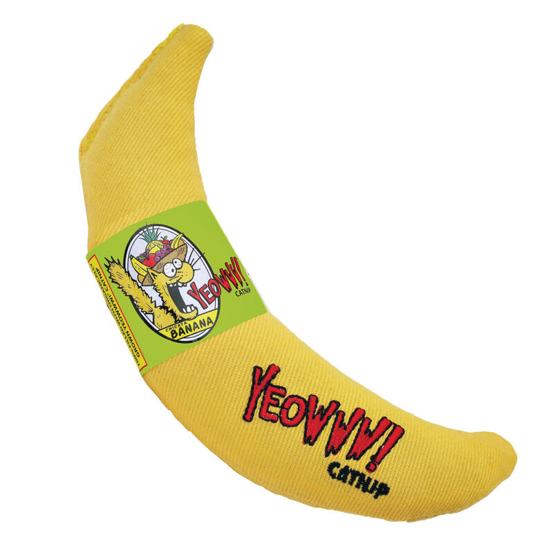 Yeowww! Banana Catnip Cat Toy image number null