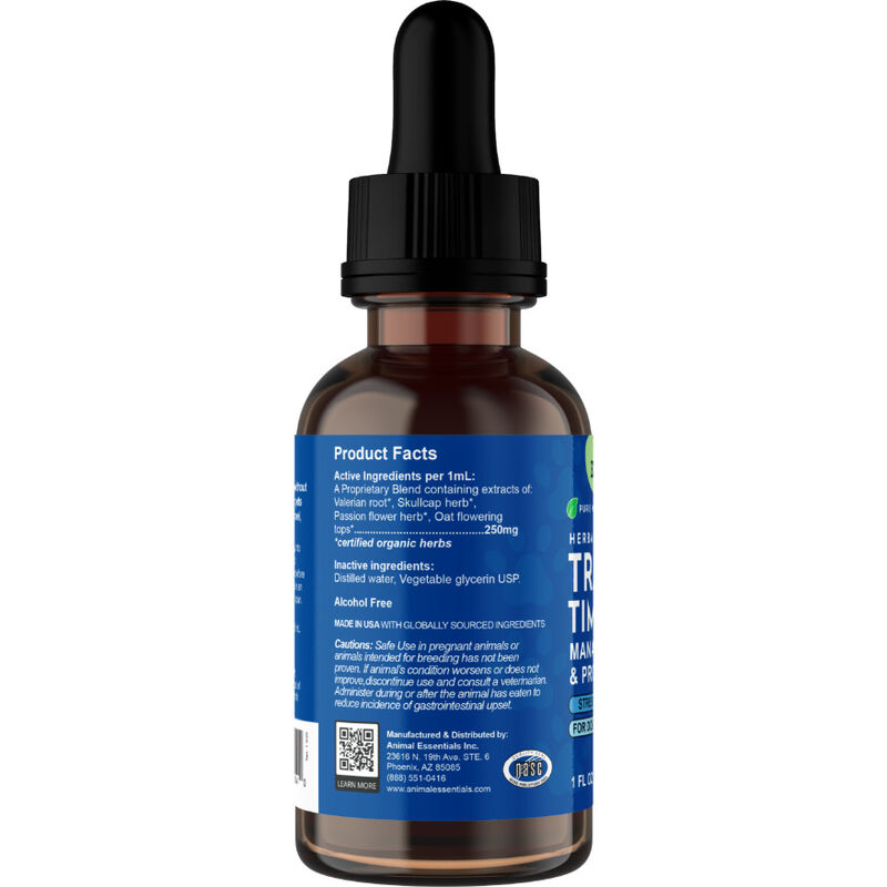 Animal Essentials Tranquility Blend Herbal Dog & Cat Supplement, 1-oz image number null