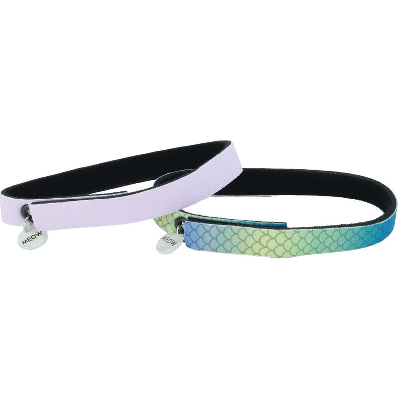 Coastal ElastaCat Flex Cat Collar, Scales & Purple image number null