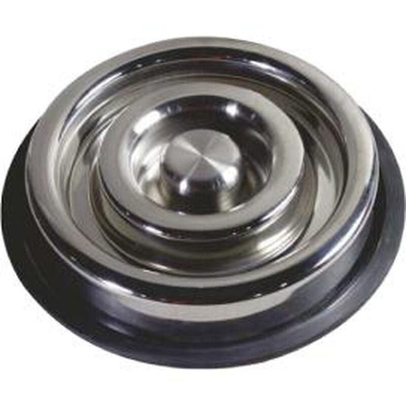 Indipets Stainless Steel Spiral Slow Feed Dog Bowl image number null