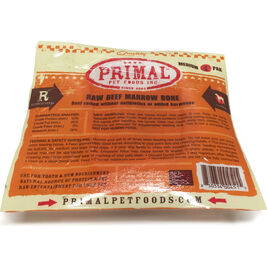 Primal Raw Frozen Beef Marrow Bone Dog Treat, Medium, 1-pack