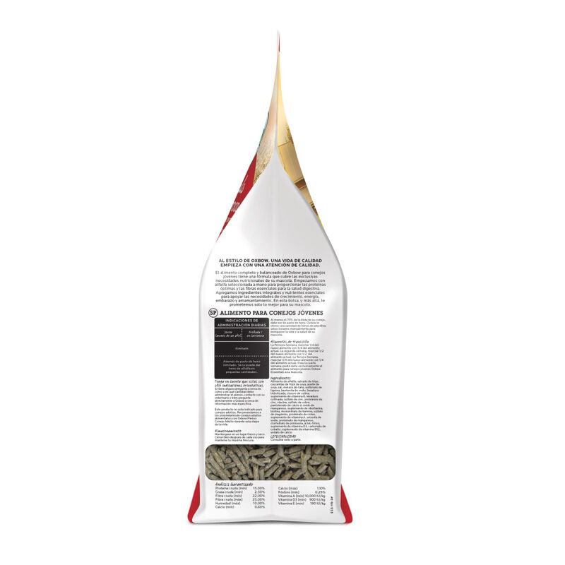 Oxbow Essentials Young Rabbit Food, 5-lb image number null