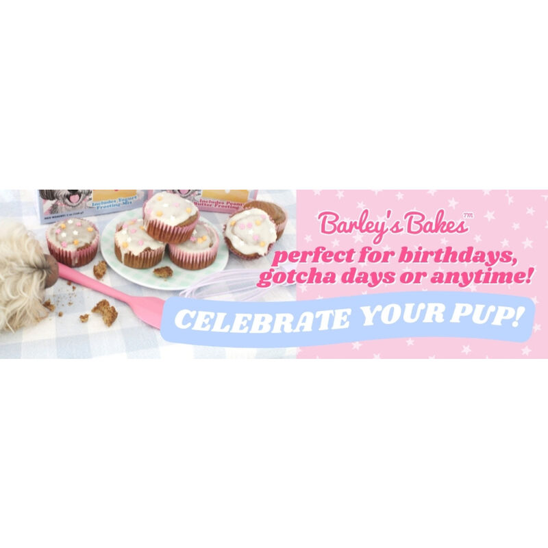 The Bear & The Rat Barley's Bakes Dog Cupcake Mix, Bone Broth, 9-oz image number null