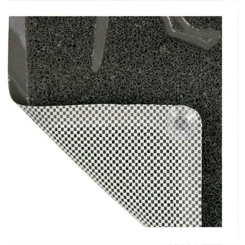 Tall Tails Wet Paws No-Slip Dog Bath Mat, Grey, 39-in x 15.75-in image number null