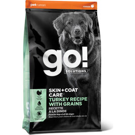 Go! Solutions Skin + Coat Care Dry Dog Food, Turkey & Grains