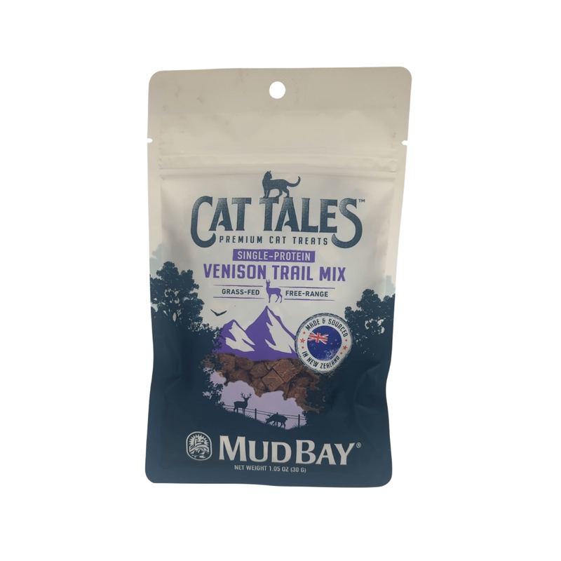 Mud Bay Cat Tales Cat Treats, Venison Trail Mix, 1-oz image number null