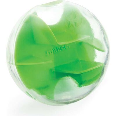 Petstages Planet Dog Orbee-Tuff Mazee Interactive Treat Puzzle Dog Toy, Green
