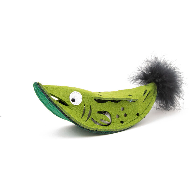 Great & Small Fiesta Cat Toy, Rocking Felt Fish, 20-cm image number null