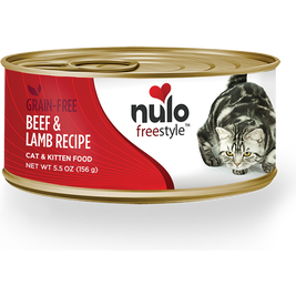 Nulo Freestyle Grain-Free Canned Cat Food, Pate, Beef & Lamb