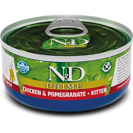 Farmina N&D Prime Canned Cat Food, Chicken & Pomegranate, Kitten