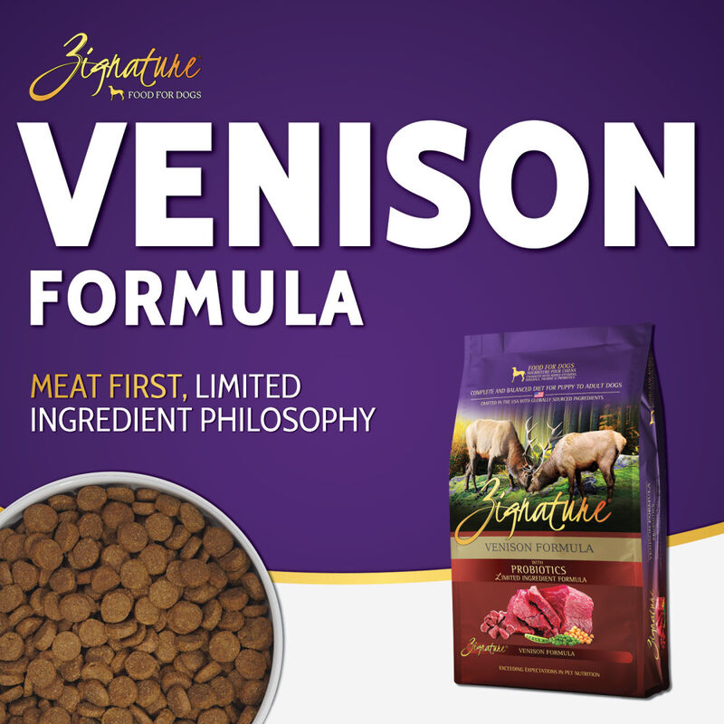 Zignature Limited Ingredient Dry Dog Food, Venison image number null