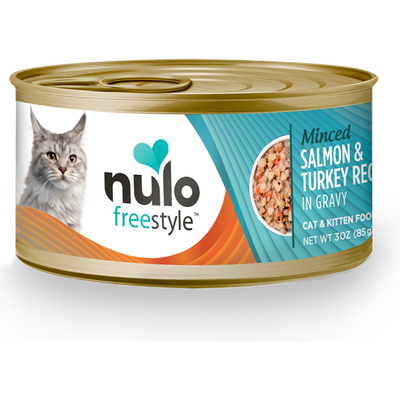 Nulo Freestyle Grain-Free Canned Cat Food, Minced, Salmon & Turkey